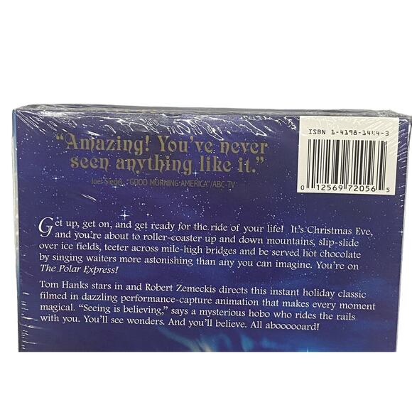 The Polar Express Starring Tom Hanks 2 Disc DVDs 2005 Widescreen Edition New - Picture 6 of 9